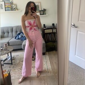 *NWOT Just Black Denim | The Ultra High Dad Jean | Bubblegum Size 26